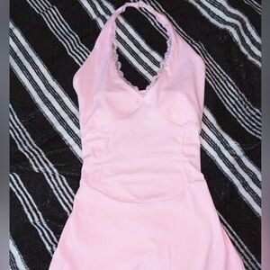 Shapewear Chic Pink Halter Jumpsuit